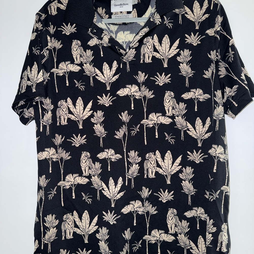 Goodfellow & Co Black Polo Shirt